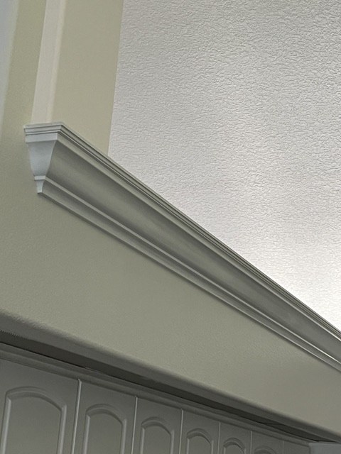 Custom crown molding and ceiling trim detail by Jeff Handyman